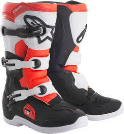 Alpinestars Tech 3S Youth Boots Black/White/Red