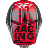 Fly Racing YOUTH KINETIC SCAN HELMET BLACK/RED