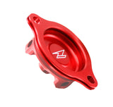 Zeta Light Weight Anodized Colored Oil Filter Cover - Langston Motorsports