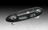 Zeta Carbon Fiber Universal Exhuast Pipe Guard for 4-stroke bikes - Langston Motorsports