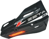 Zeta XC Protectors for Armor Hand Guards with Orange Flashers - Langston Motorsports